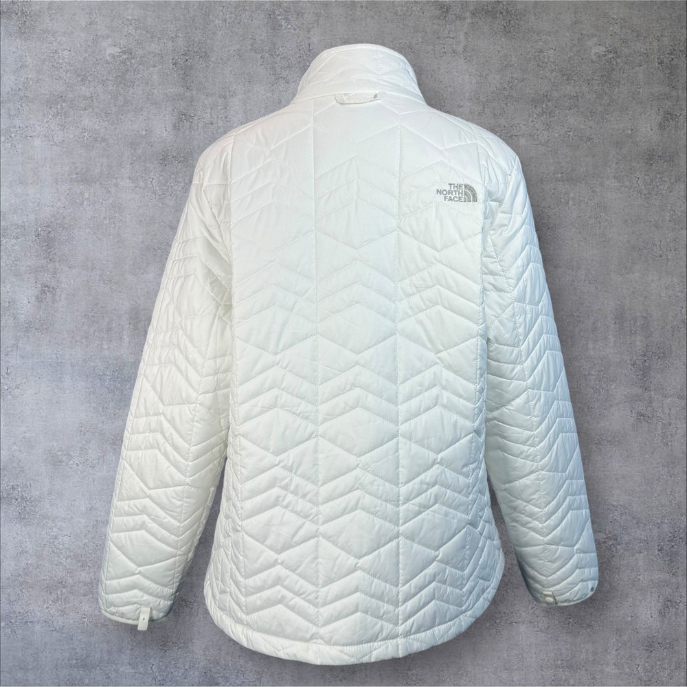 The North Face Women's‎ Quilted Full Zip Jacket White Winter Coat Size XL - Picture 5 of 13